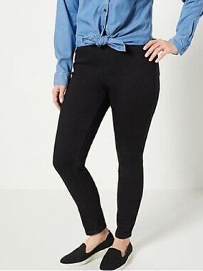 Denim & Co. Cozy Touch Denim Pull-On Jeggings